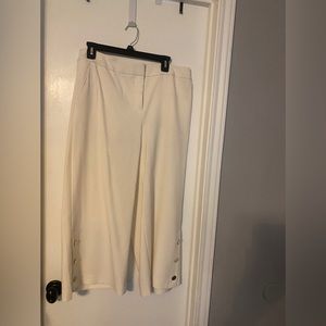 Loft Cream Crop Pants